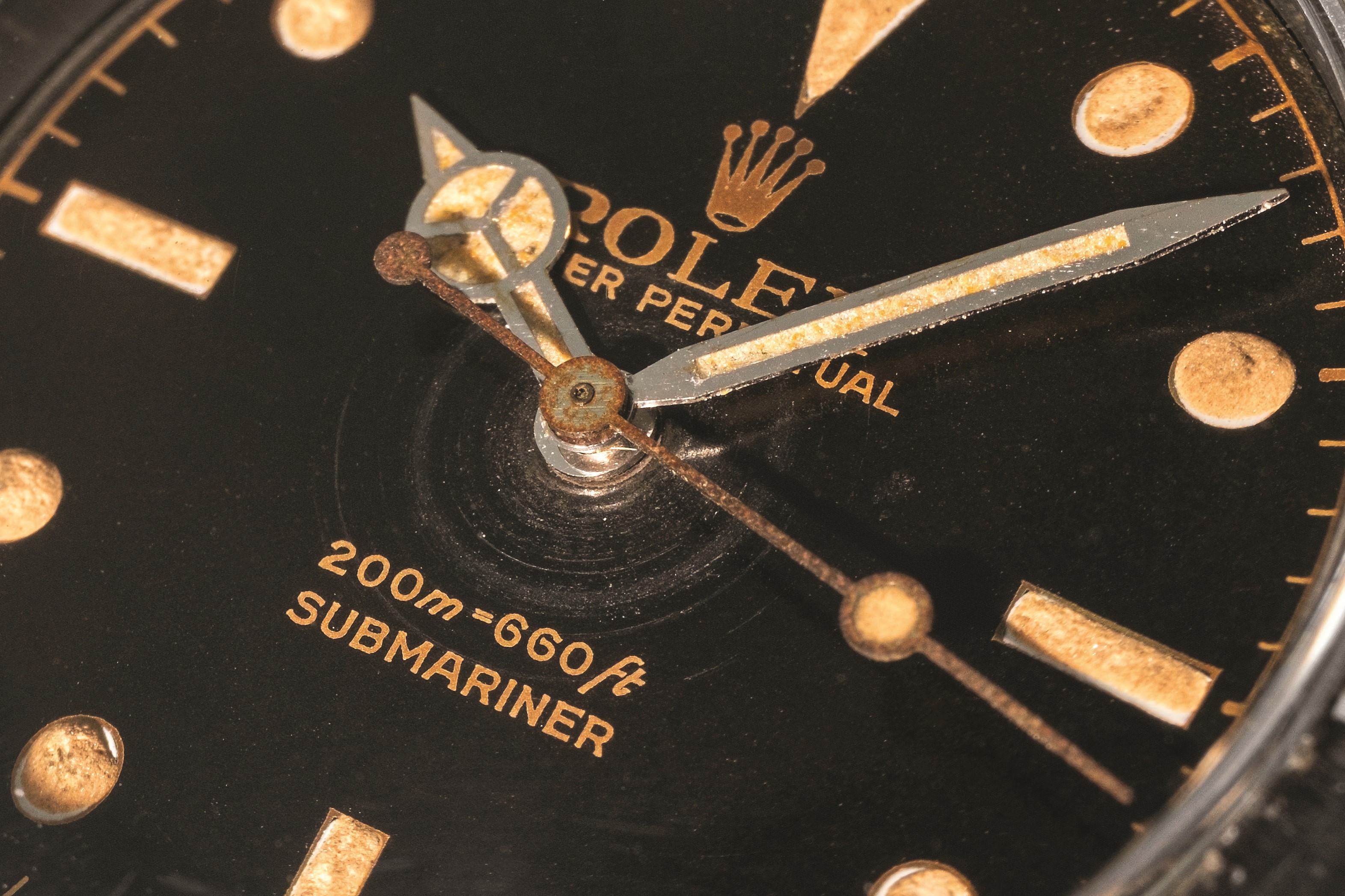 Rolex - Submariner ref 5513 'Cornino', Gilt Exclamation Point in acciaio, quadrante nero, circa 1...