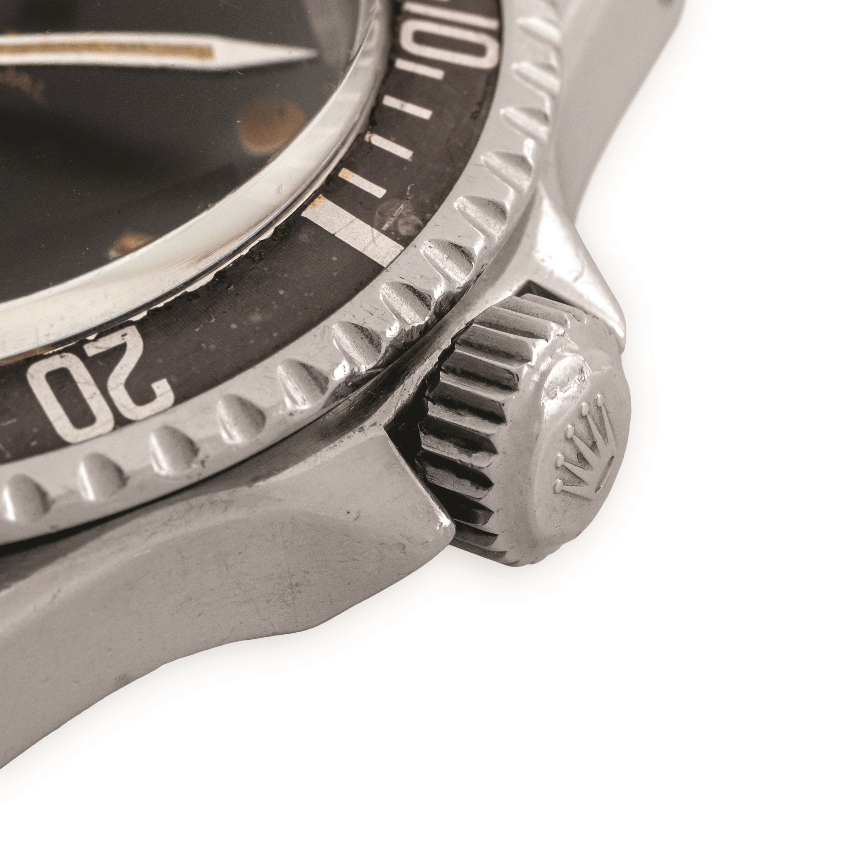 Rolex - Submariner ref 5513 'Cornino', Gilt Exclamation Point in acciaio, quadrante nero, circa 1...