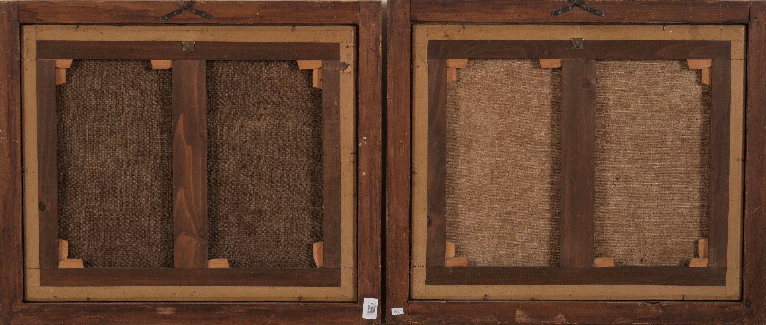 Maestro dei Fiori Guardeschi (attivo tra il 1730 e il 1760) - Natura morta con vasi e cesti di fi...