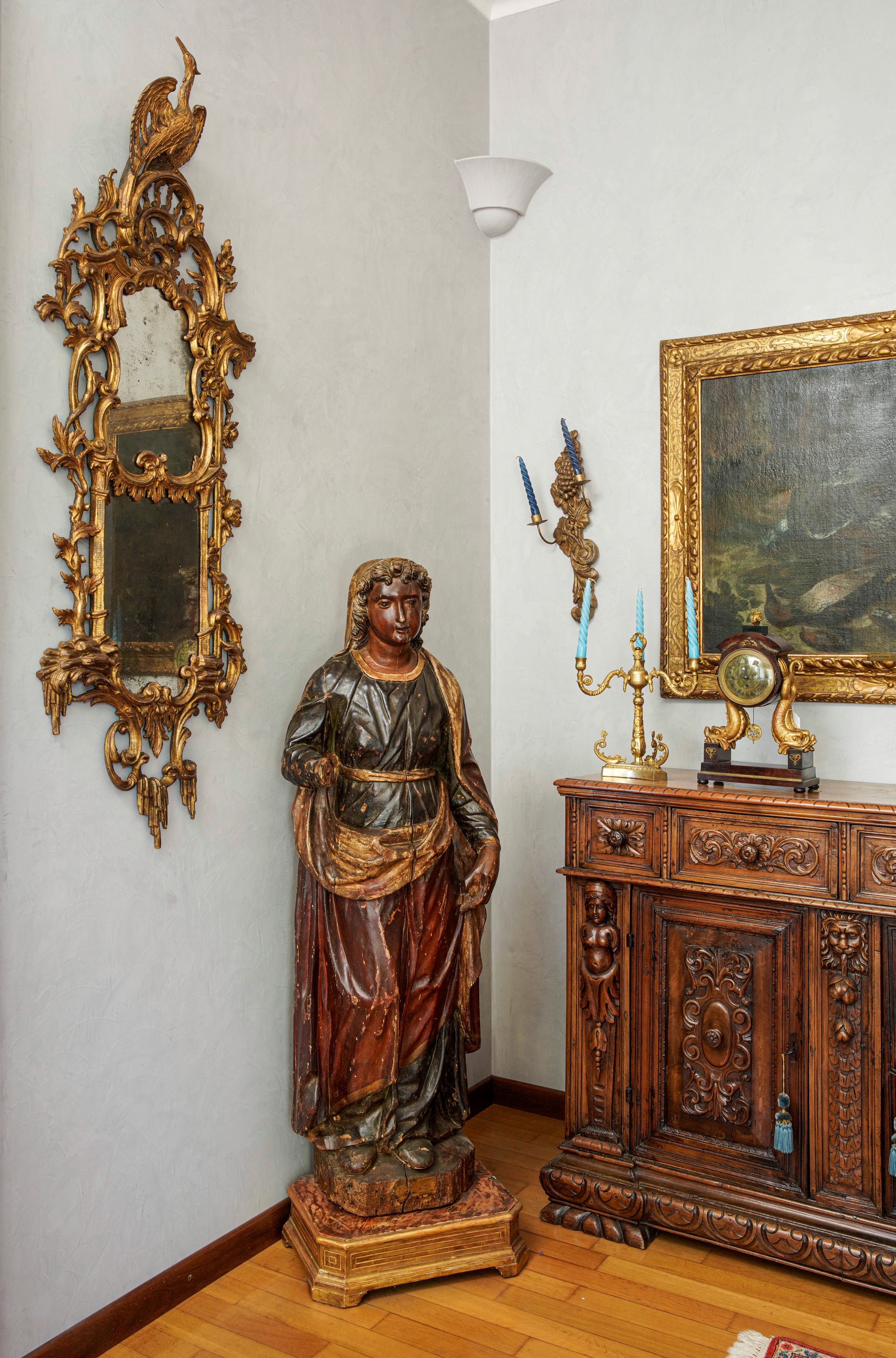 Coppia di specchiere in stile Chippendale, XIX secolo