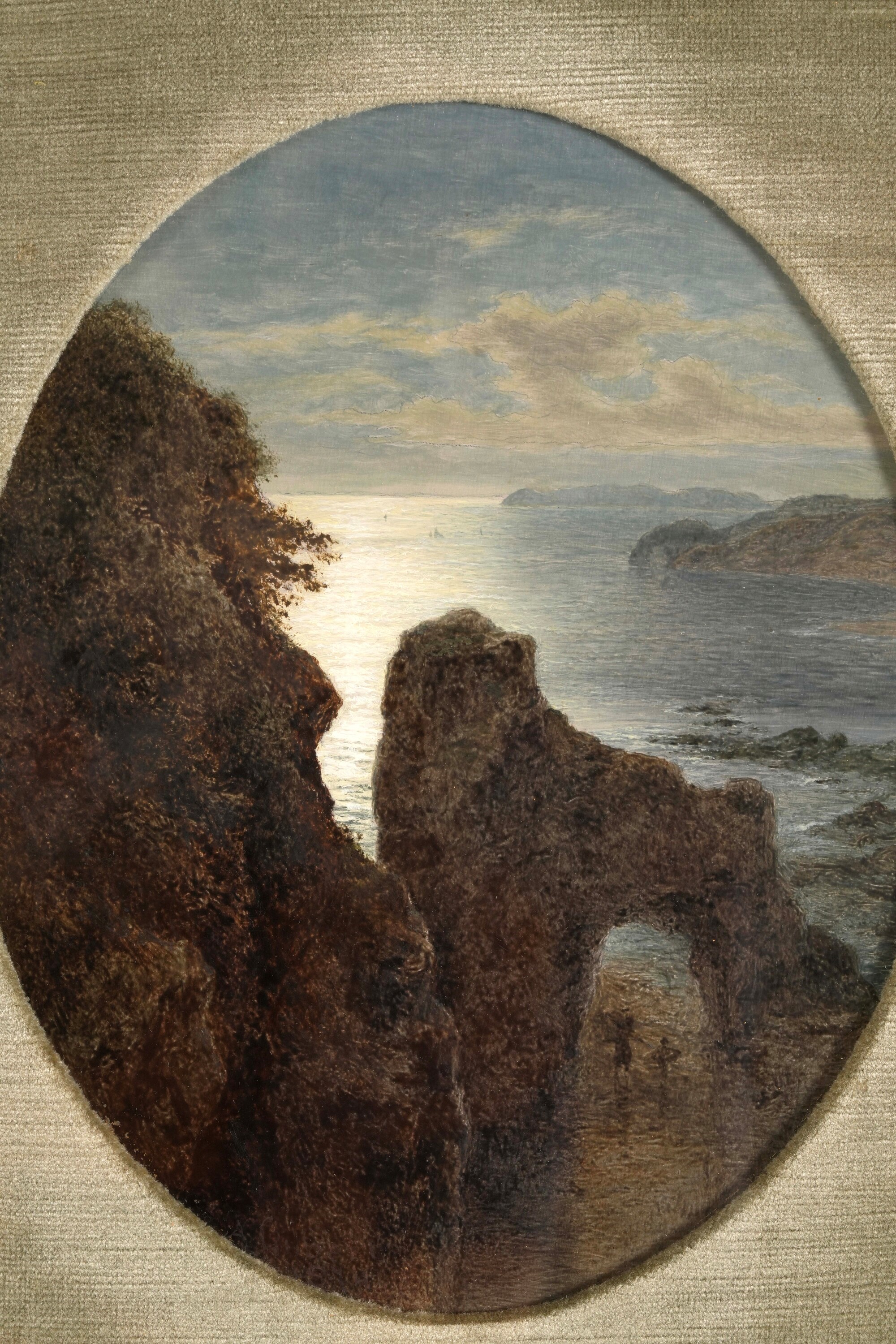 Pittore francese del XIX secolo, Scogliera