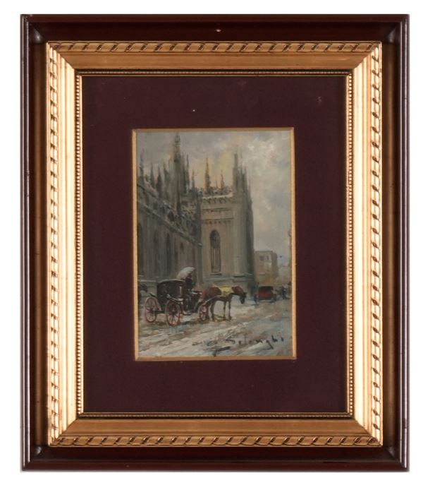 Scorcio del duomo di Milano