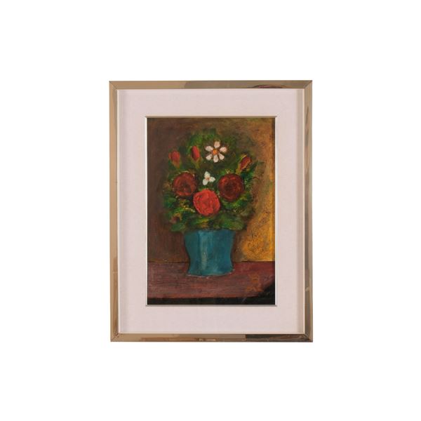 Siglato LB Vaso fiorito