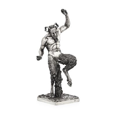 Fauno Danzante. Roma, Prima Metà del XX Secolo. Marchi Ad Imitazione Dell'argenteria Romana Antic...