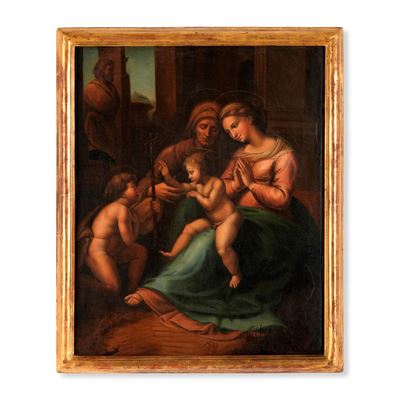 Madonna del Divino Amore, olio su tela