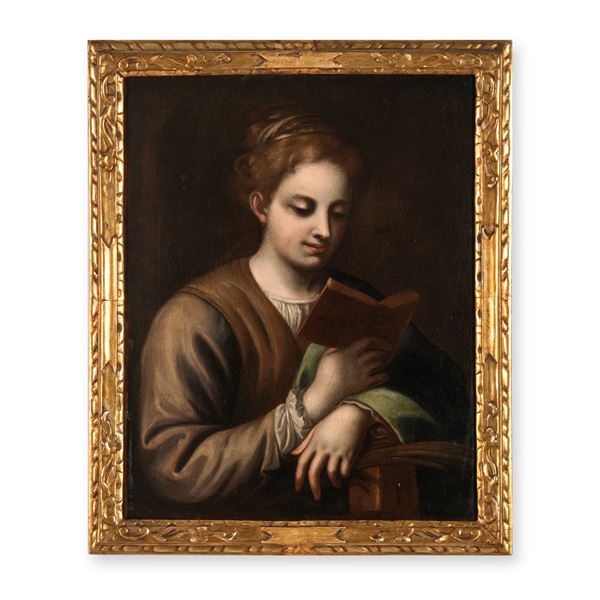 Santa Caterina che legge