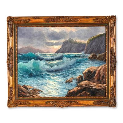Capri, olio su tela