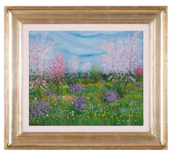 Primavera con fiori di pesco, 1984