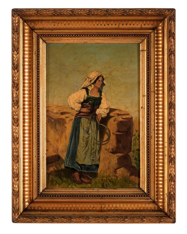 Anonimo del XIX secolo Contadina