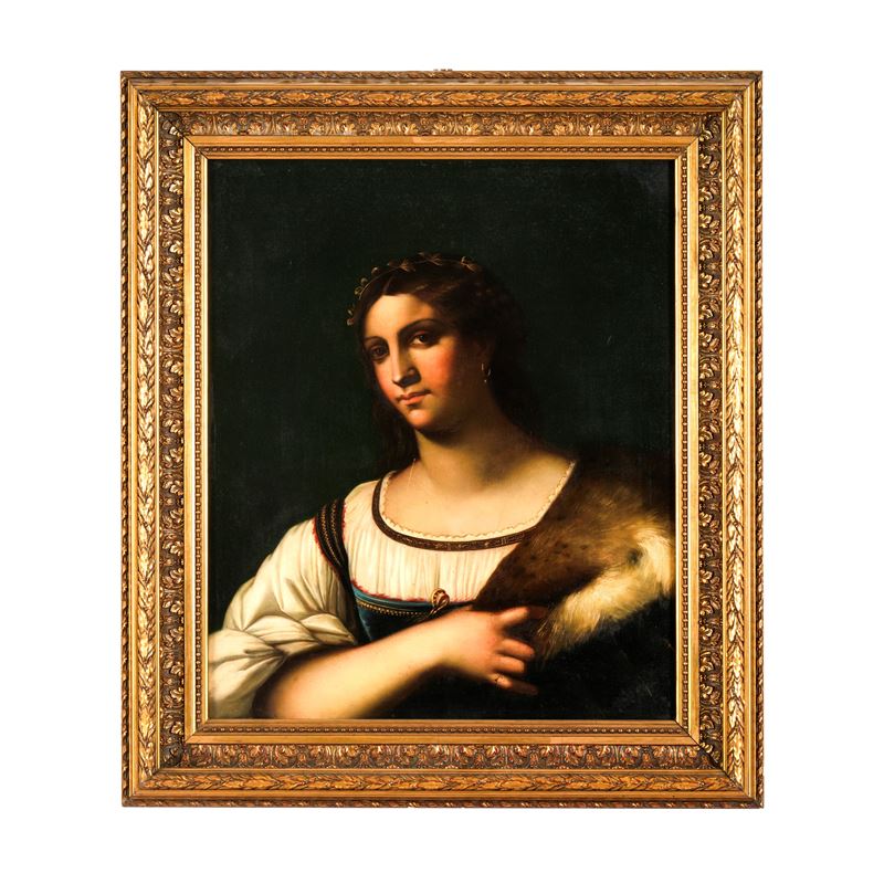 Sebastiano del Piombo : Ritratto di gentildonna  - Asta Dimore Italiane - Cambi Casa d'Aste