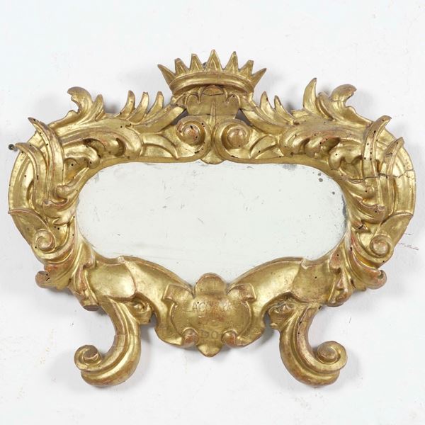 Piccola specchiera. XVII-XVIII secolo