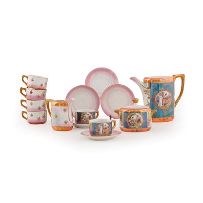 Servizio da Caffè. Germania, Manifattura di Altwasser, Inizi del XX Secolo.