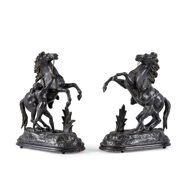 da Nicolas Coustou (1677-1746) Coppia di cavalli di Marly