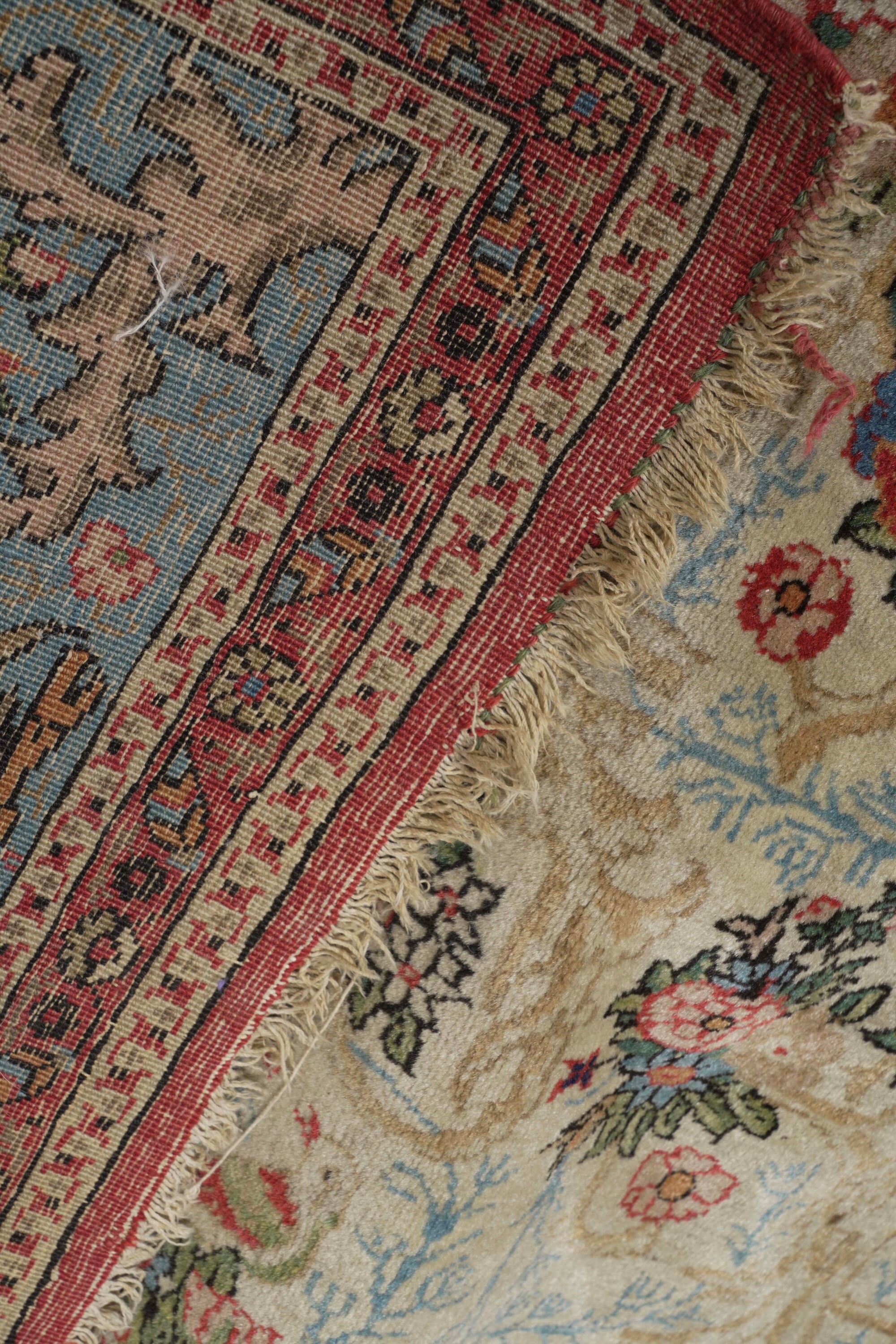 Tappeto Kirman persiano, fine XIX - inizio XX secolo