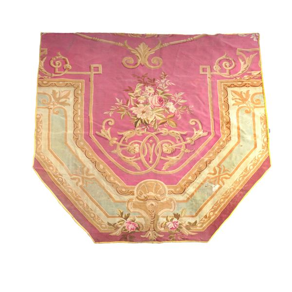 Frammento di Aubusson, Francia, XIX secolo