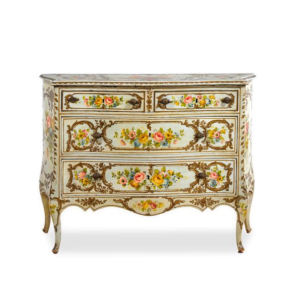 Cassettone in stile settecentesco. XIX-XX secolo