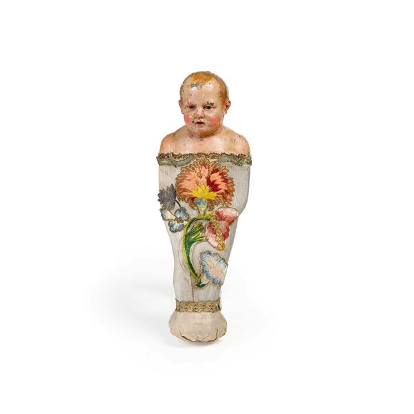 Gesù bambino in fasce. Italia, XVIII secolo
