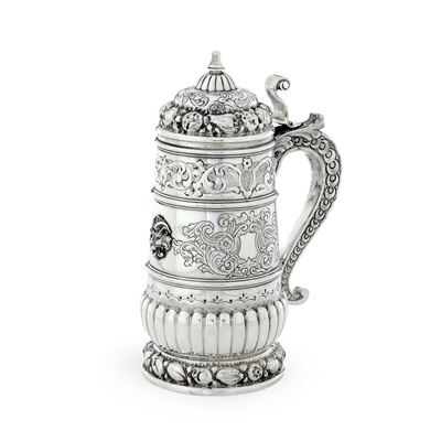 Tankard. Argenteria Artistica Italiana del XX Secolo, Argentiere Cesa, Alessandria per Lino Calde...