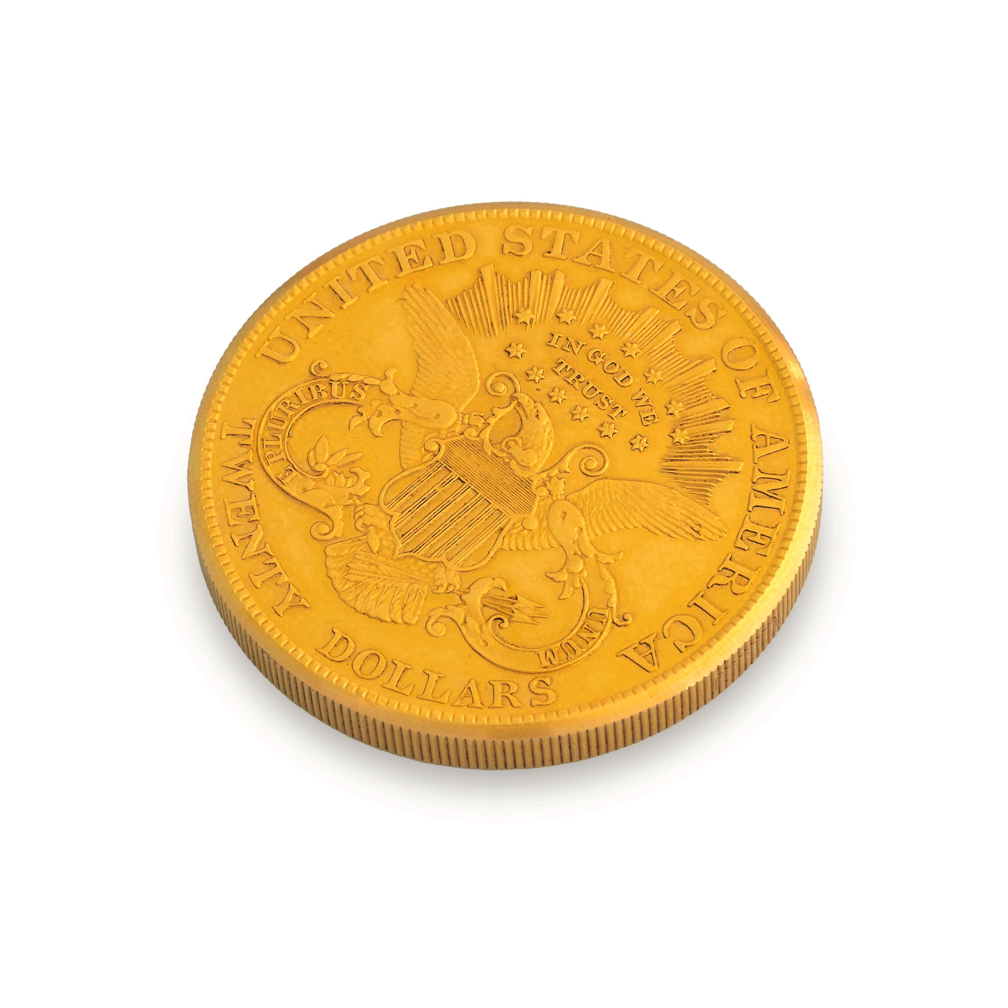 Golay Fils & Stahl - Orologio da polso Coin Watch 20 Dollars Liberty 1904 in oro giallo, circa 19...