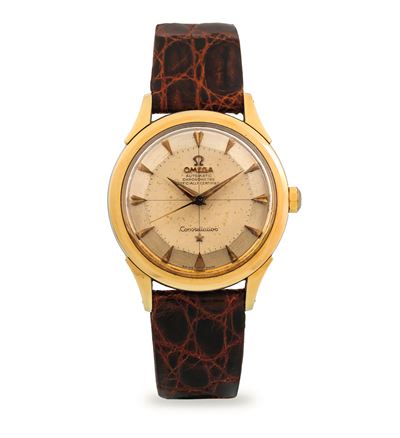 Constellation Chronometre ref 2852, quadrante argenté, circa 1955, automatico in acciaio