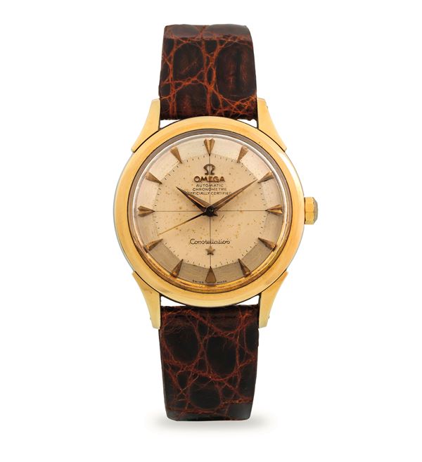 Constellation Chronometre ref 2852 incapsulato, quadrante argenté, con scatola e garanzia, circa 1955 [..]
