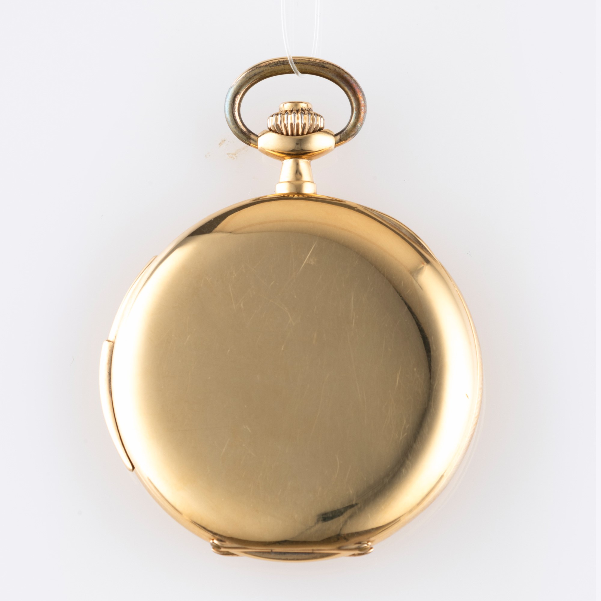 Vulcain - Savonetta in oro giallo 18k a ripetizione minuti con quadrante argenté guilloché