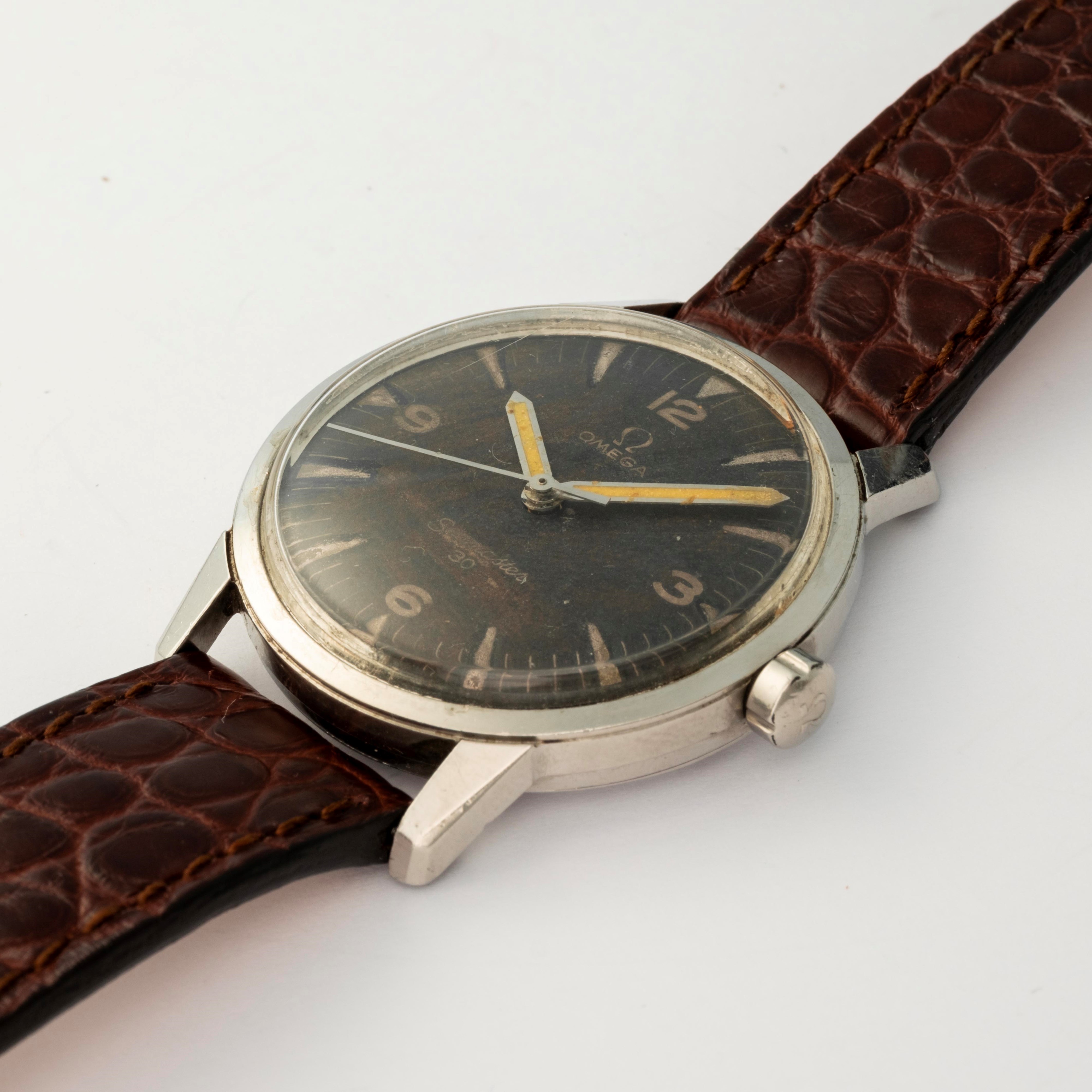 Omega - Seamaster 30 PAF 'Pakistan Air Force', ref. 135.007-64, acciaio, quadrante nero, circa 19...