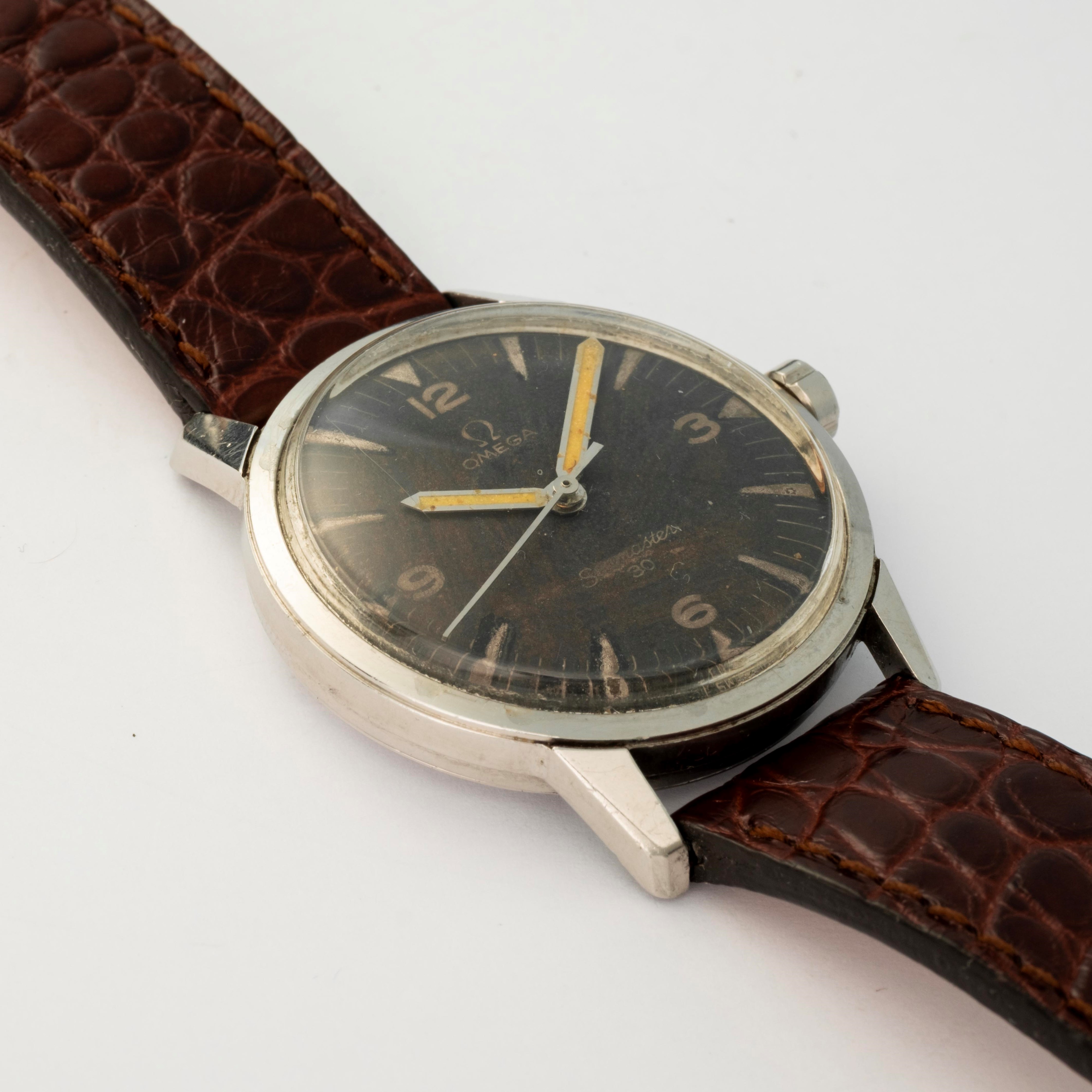 Omega - Seamaster 30 PAF 'Pakistan Air Force', ref. 135.007-64, acciaio, quadrante nero, circa 19...