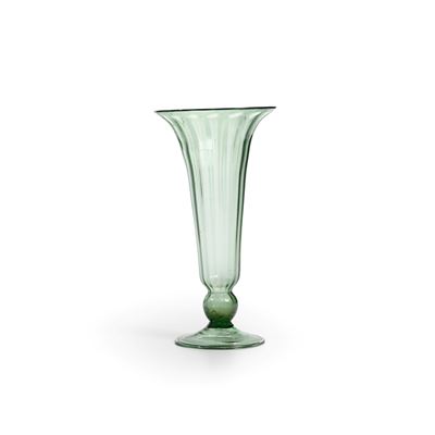 Murano, Vaso a tromba in vetro soffiato, secolo XX