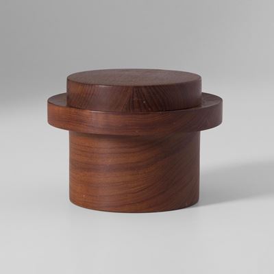 Portaghiaccio in legno e metallo