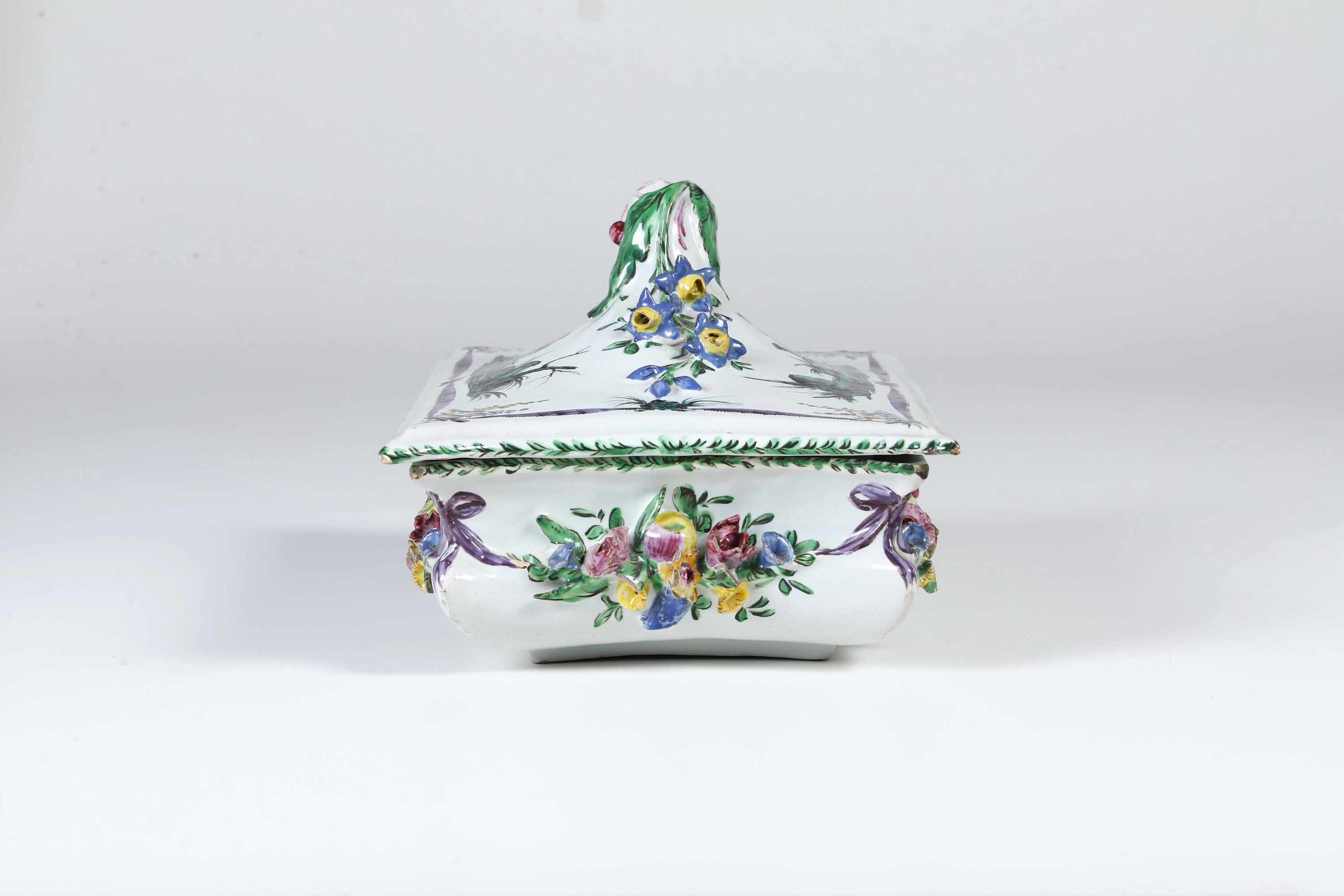 Filippo Comerio, Legumiera in maiolica, Faenza (Fabbrica Ferniani), 1778-1781