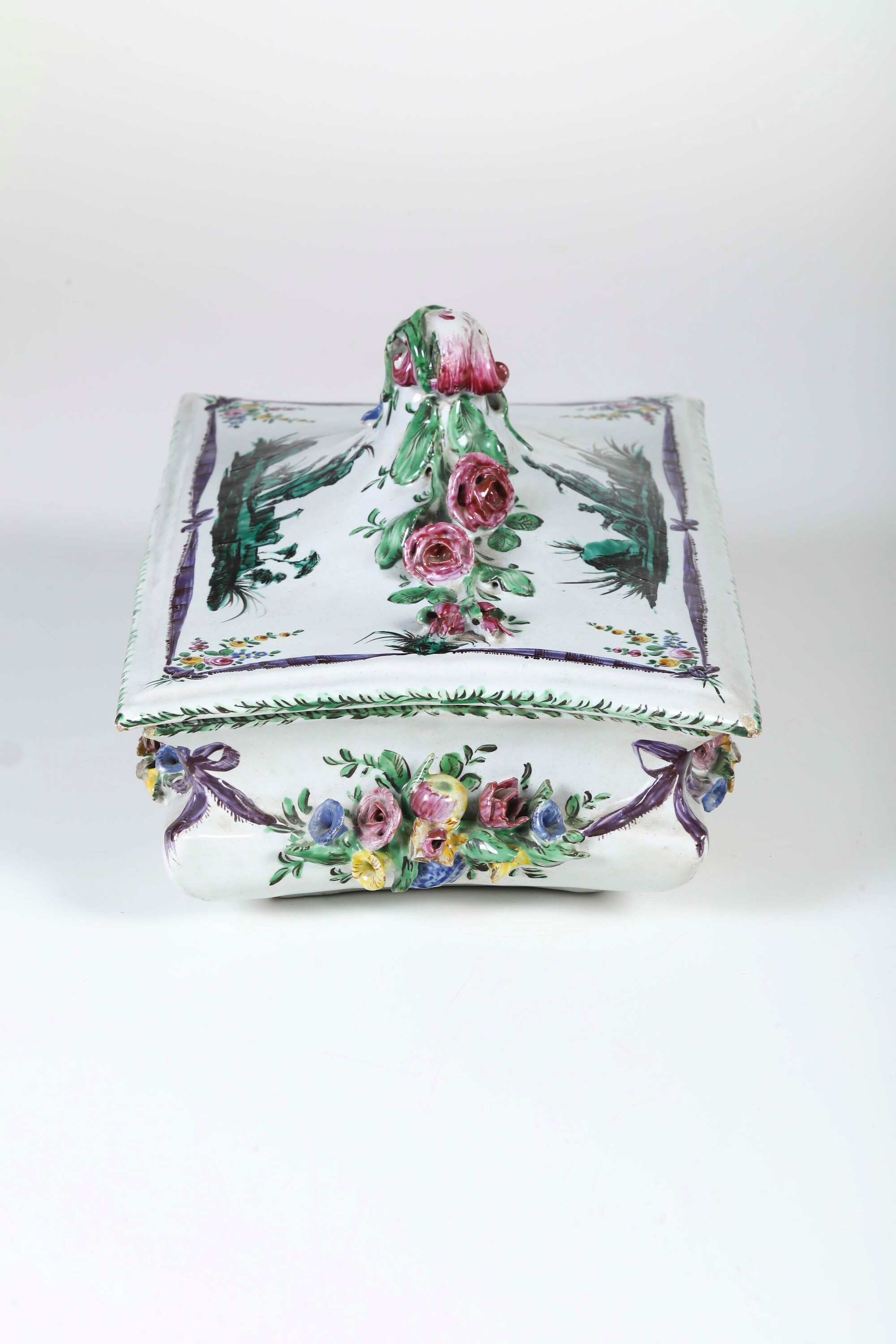 Filippo Comerio, Legumiera in maiolica, Faenza (Fabbrica Ferniani), 1778-1781