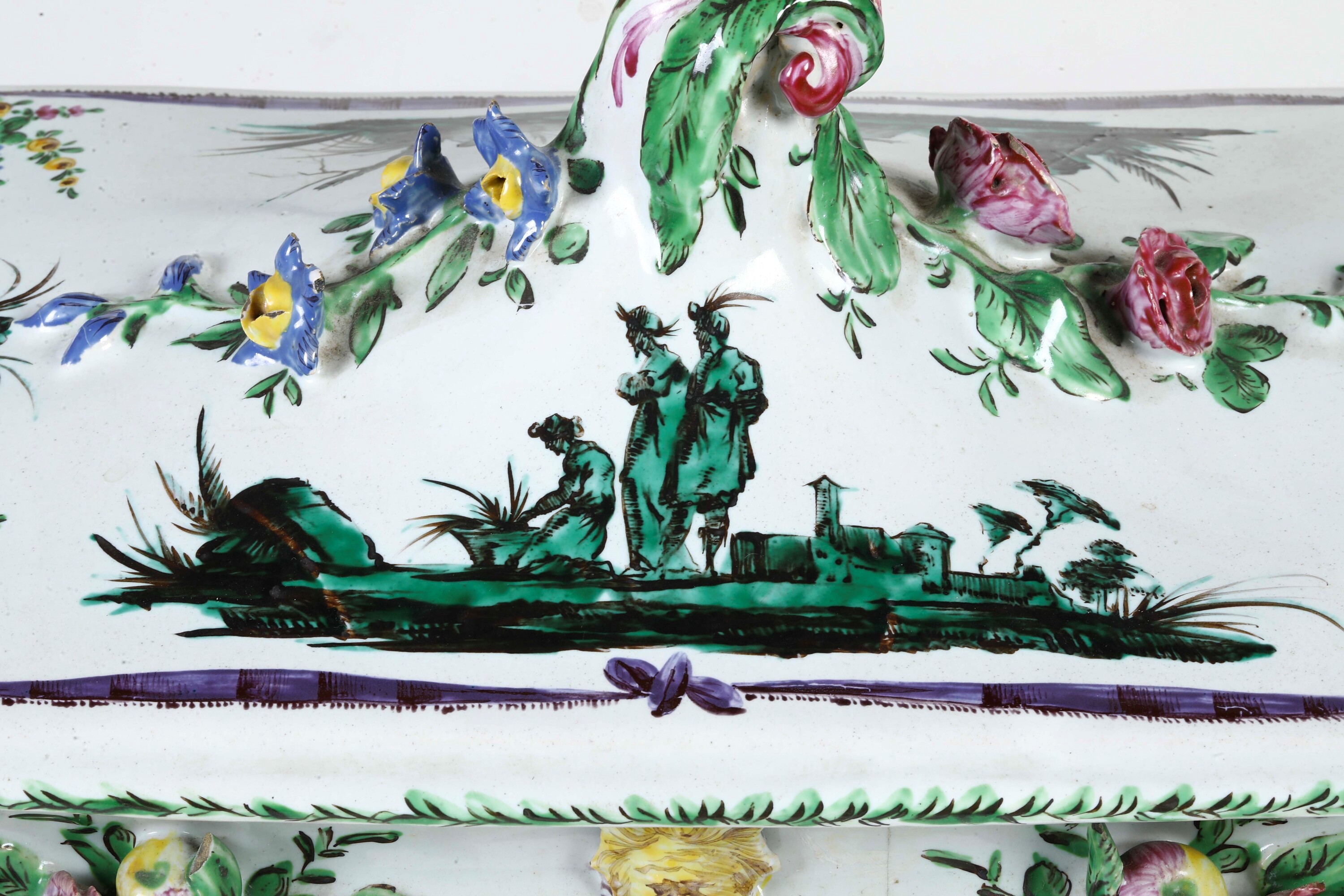 Filippo Comerio, Legumiera in maiolica, Faenza (Fabbrica Ferniani), 1778-1781