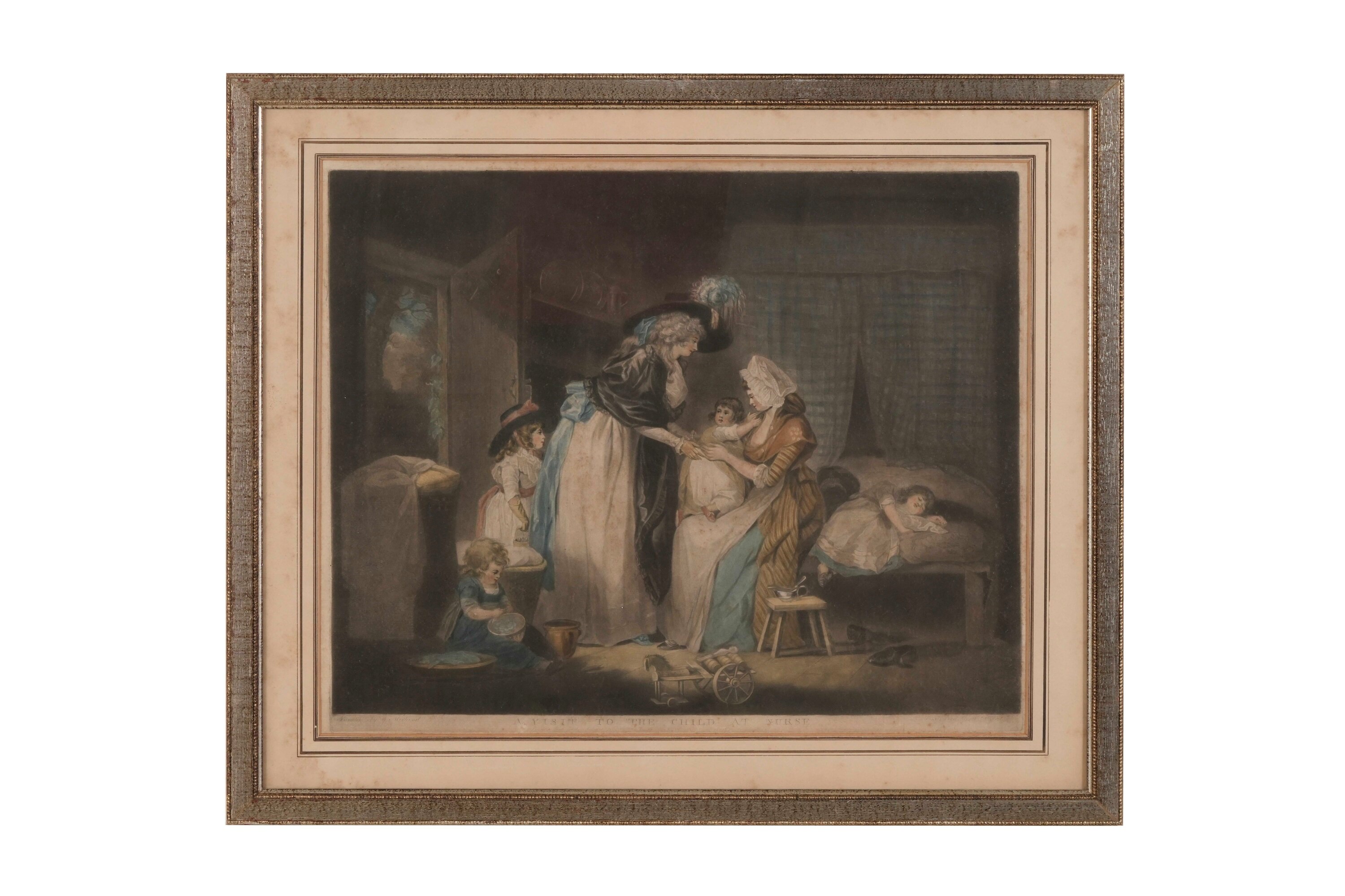 Ward William (1766-1826) da George Morland (1763-1804) a Visit To The Boarding School / a Visit T...