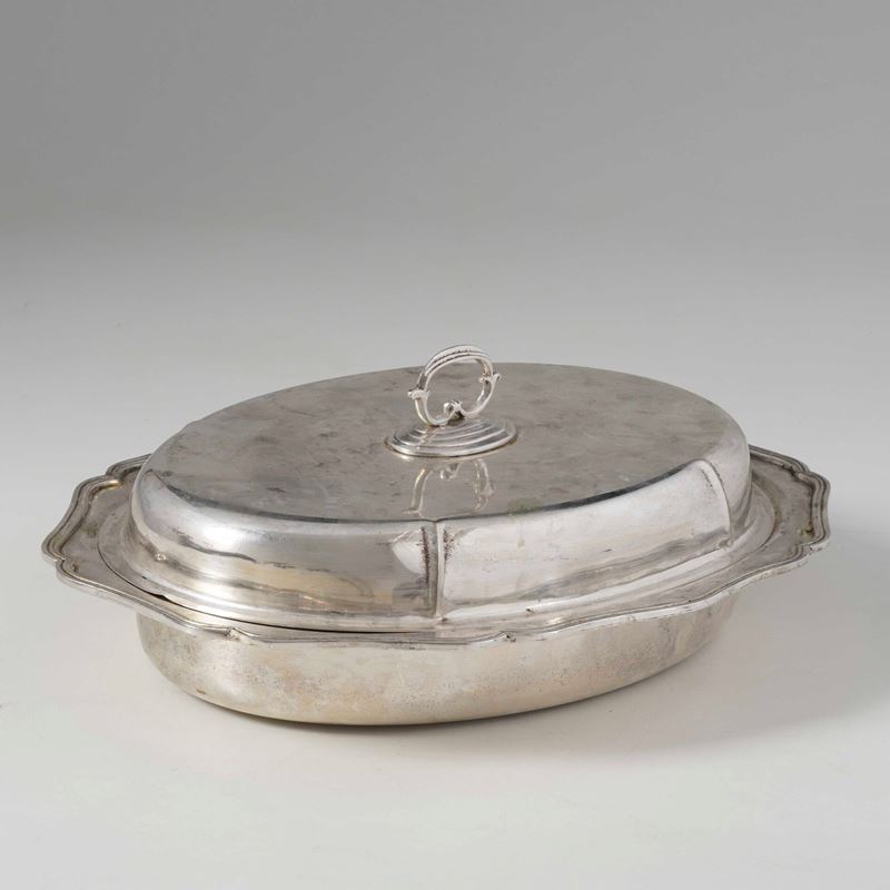 Legumiera con coperchio in Sheffield  - Asta Antiquariato - Cambi Casa d'Aste