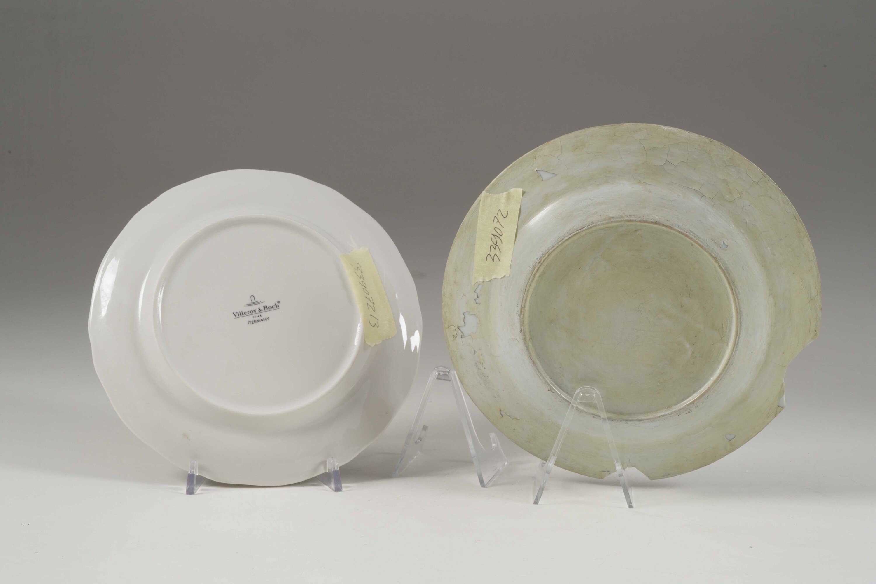 Villeroy & Boch, Tre piatti decorativi in porcellana, XX secolo