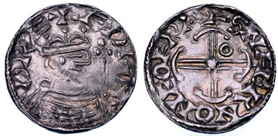 Regno Unito, Edward the Confessor, Penny (tipo Hammer Cross), York, 1042-1066