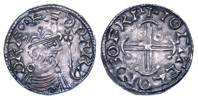 Regno Unito, Edward il Confessore, 1042-1066, Penny (tipo Hammer Cross), York (monetiere Iocitel)