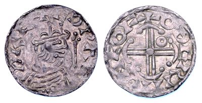 Regno Unito, Edward the Confessor, 1042-1066, Penny (Hammer Cross type), York