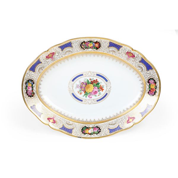 Piatto ovale. Germania, Berlino, 1847-1849.