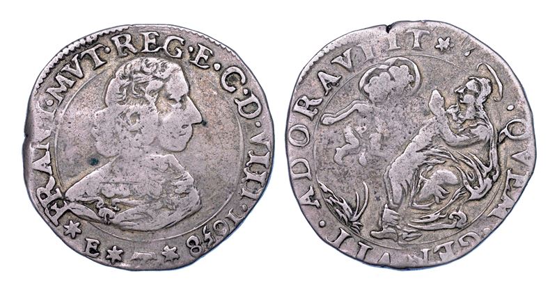MODENA. FRANCESCO I D'ESTE, 1629-1658. 2 Lire 1658.  - Auction Numismatics - Cambi Casa d'Aste