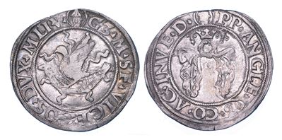 Galeazzo Maria Sforza, Grosso da 4 Soldi, 1466-1476