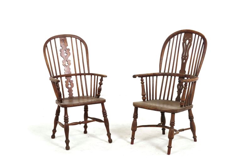 Coppia di poltrone in legno  - Asta Antiquariato - Cambi Casa d'Aste