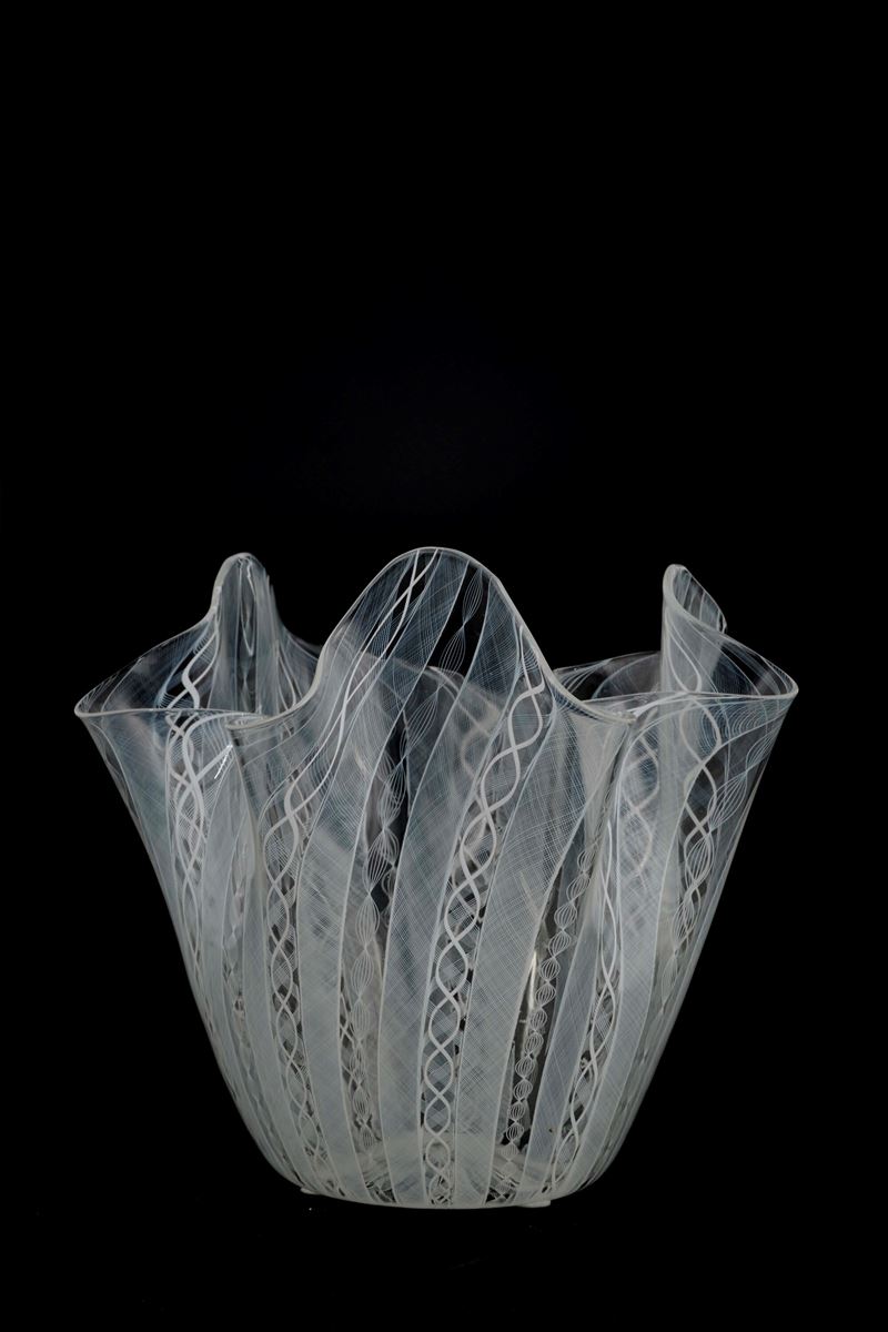 Fulvio Bianconi : F. Bianconi, Venini, Murano, 1987  - Auction 300 Murano Glasses under 300 euros - Cambi Casa d'Aste
