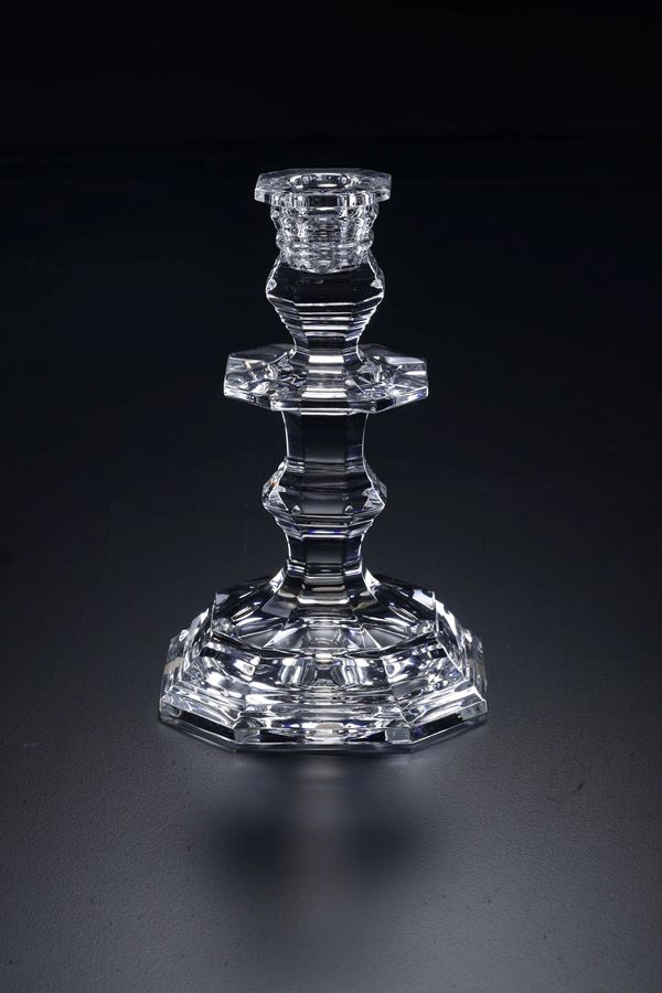 Candeliere “Régence”.<BR>Francia, Manifattura Baccarat, ultimo terzo del XX secolo.<BR>