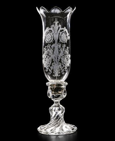Candeliere “bambou Tors” Francia, Manifattura Baccarat, XX Secolo