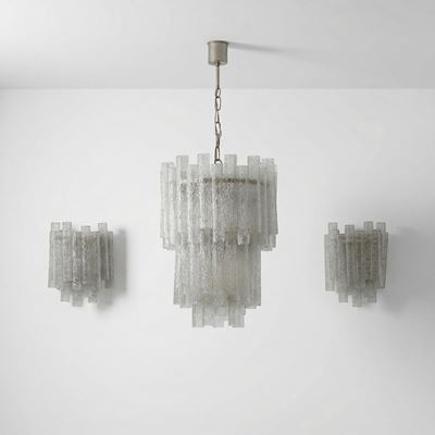 Lampada a Sospensione e Due Appliques