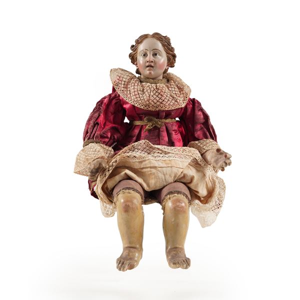 Figura di Gesù Bambino. XVIII-XIX secolo