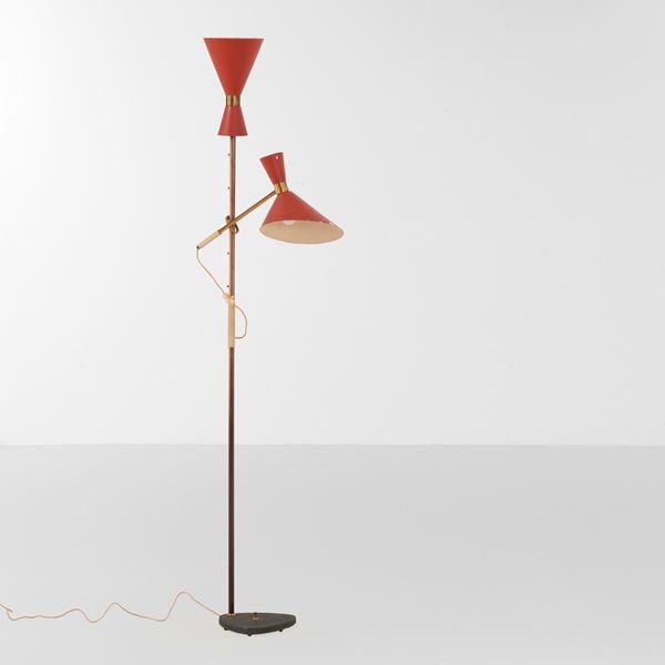 Lampada da terra orientabile