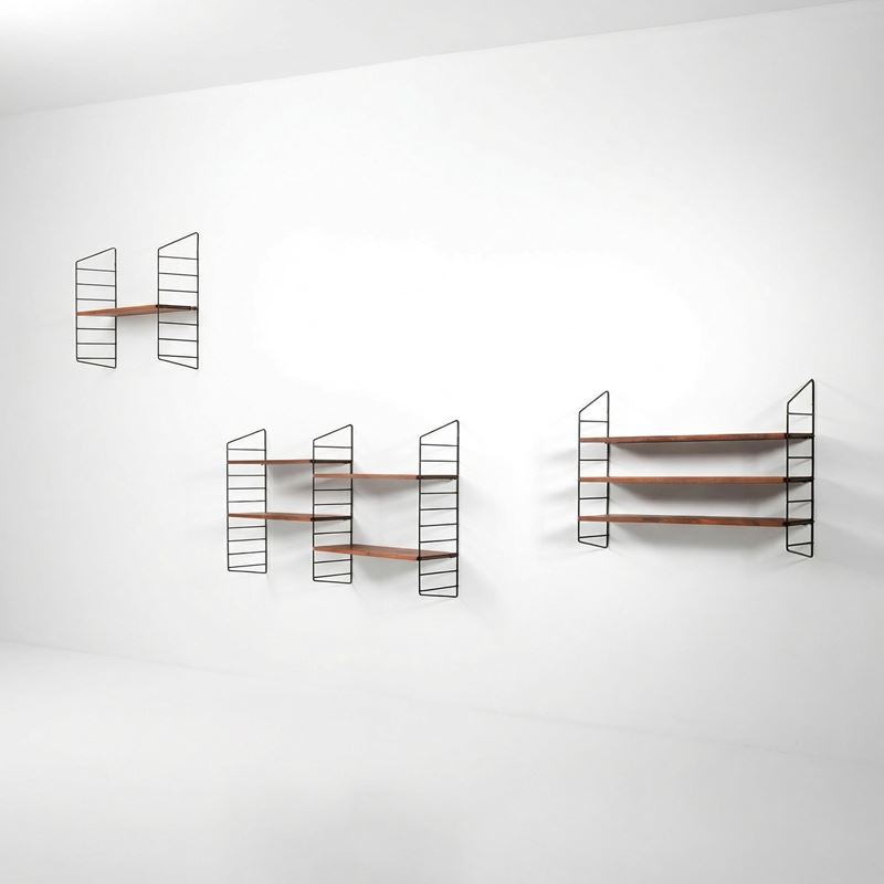 ISA : Tre mensole da parete  - Asta Design Lab - Cambi Casa d'Aste